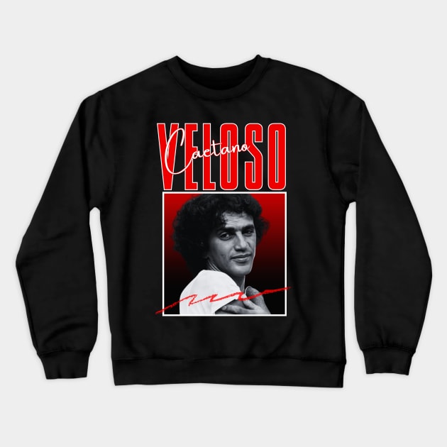 Caetano veloso///original retro Crewneck Sweatshirt by DetikWaktu